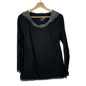 Made For Life Black & Gray Athletic Pullover Hoodie M